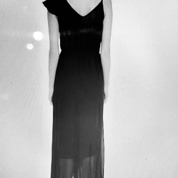 Mes Demoiselles Paris Silk Chiffon Hunter Green - Picture 3 of 7